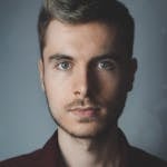 Man in Brown Polo Shirt